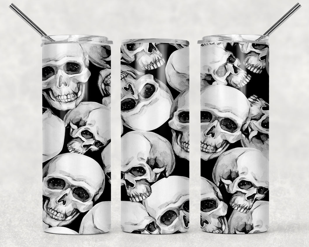 Skulls Black & White