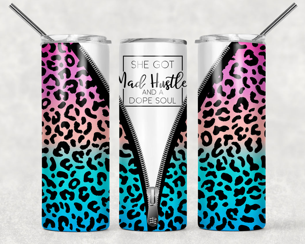 Mad Hustle Rainbow Leopard Print