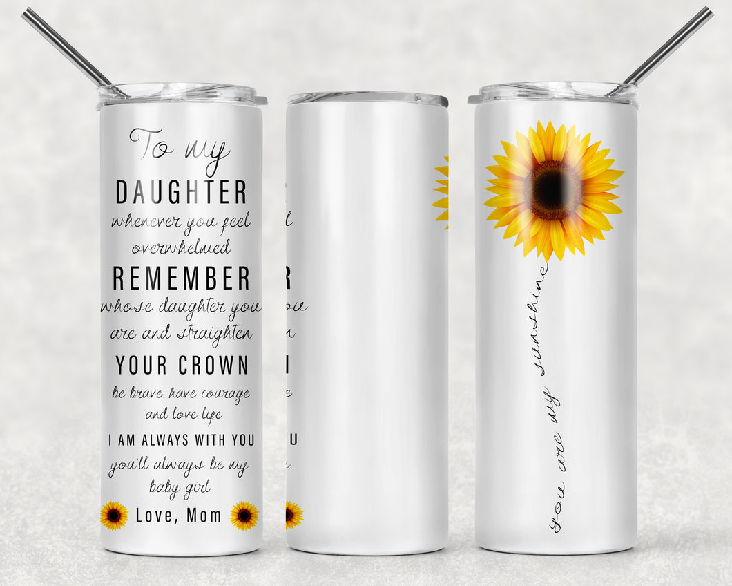 To My Daughter Sunflower