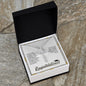 Graduation CZ Cross Necklace