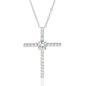 Graduation CZ Cross Necklace