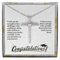 Graduation CZ Cross Necklace
