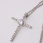 Graduation CZ Cross Necklace