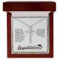 Graduation CZ Cross Necklace