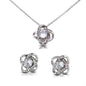 Merry Christmas My Deer - Love Knot Necklace and Earring Set