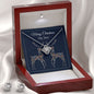 Merry Christmas My Deer - Love Knot Necklace and Earring Set