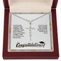 Graduation Faith Cross Necklace