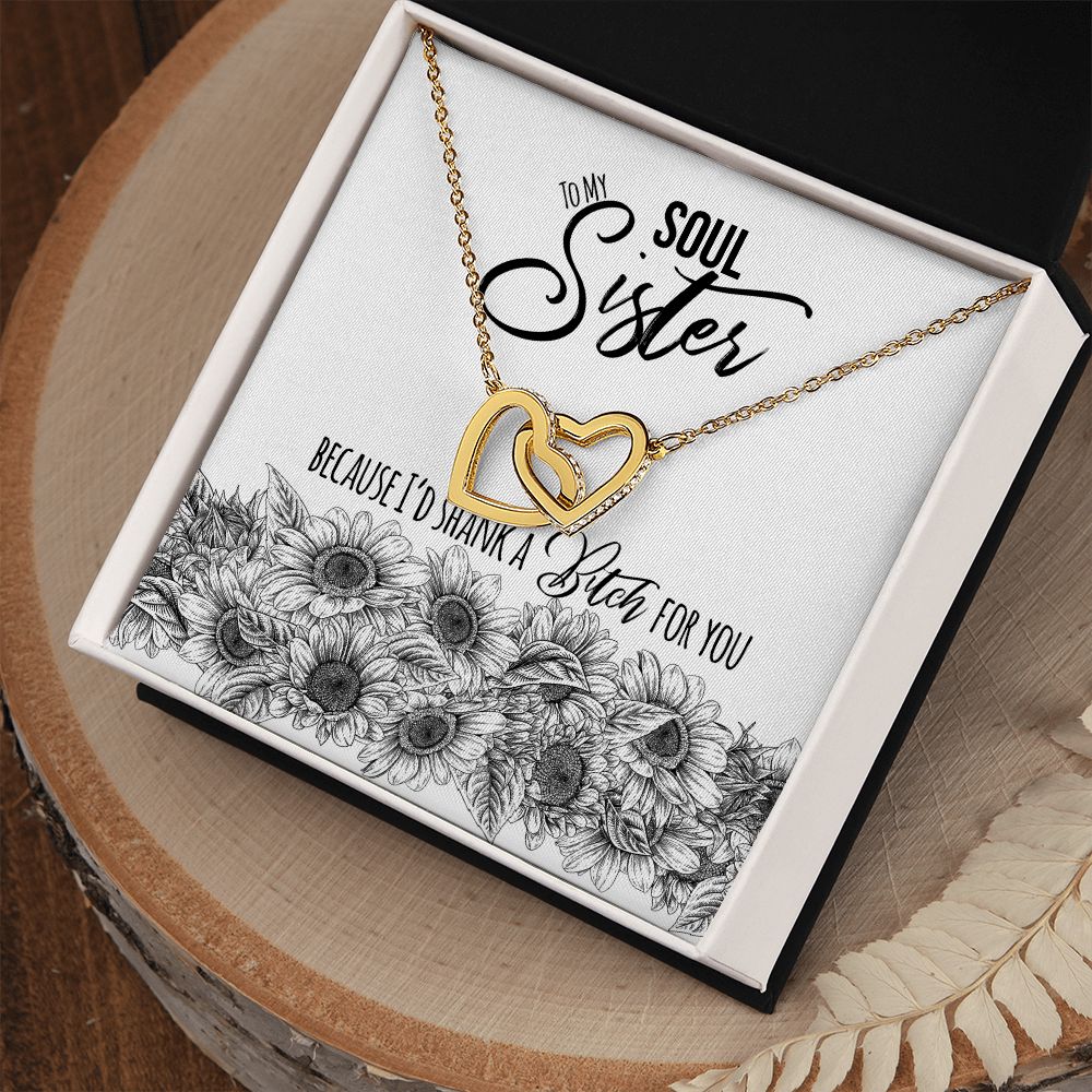 Soul Sister Interlocking Hearts Necklace