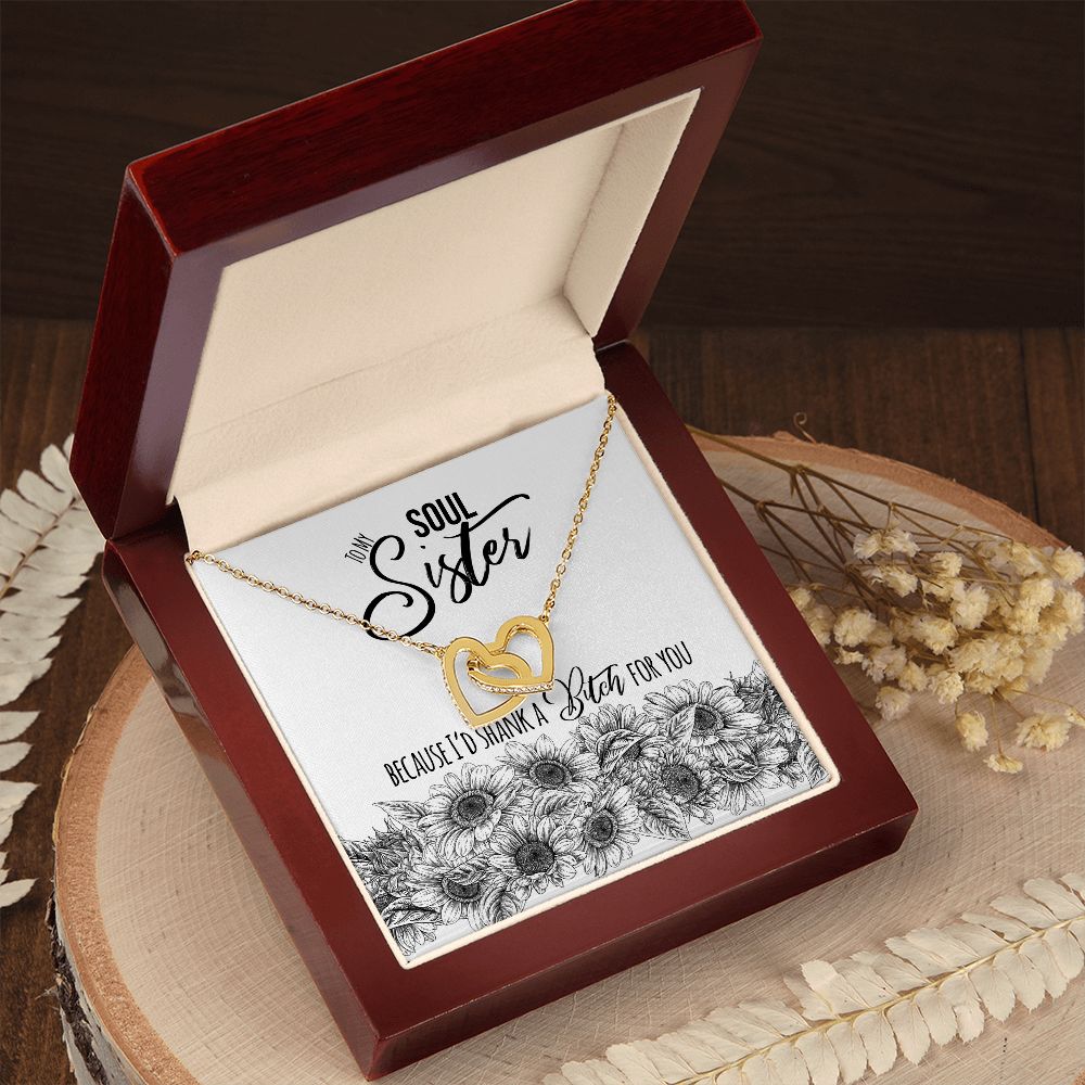 Soul Sister Interlocking Hearts Necklace