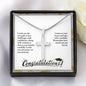 Graduation Cross Necklace