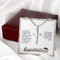 Graduation Cross Necklace