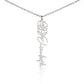 Birth Month Flower Name Necklace