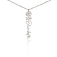 Birth Month Flower Name Necklace