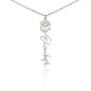 Birth Month Flower Name Necklace