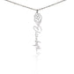 Birth Month Flower Name Necklace