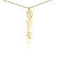 Birth Month Flower Name Necklace