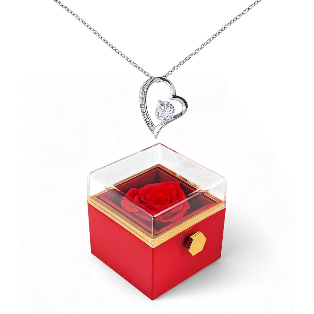 Forever Love with Rotating Rose Gift Box