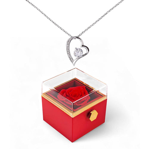 Forever Love with Rotating Rose Gift Box