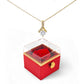 Alluring Beauty with Rotating Rose Gift Box