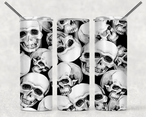 Skulls Black & White