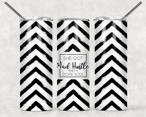 Mad Hustle Black Chevron